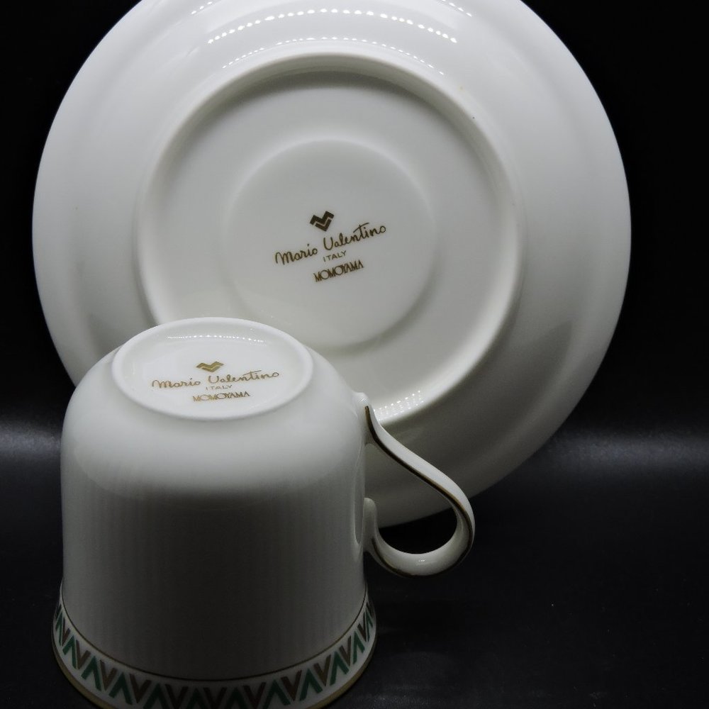 Mario Valentino - Momoyama Coffee Cup / Saucer Set (Set of 2) - Picture 5 of 9